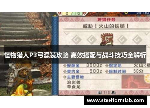 怪物猎人P3弓混装攻略 高效搭配与战斗技巧全解析